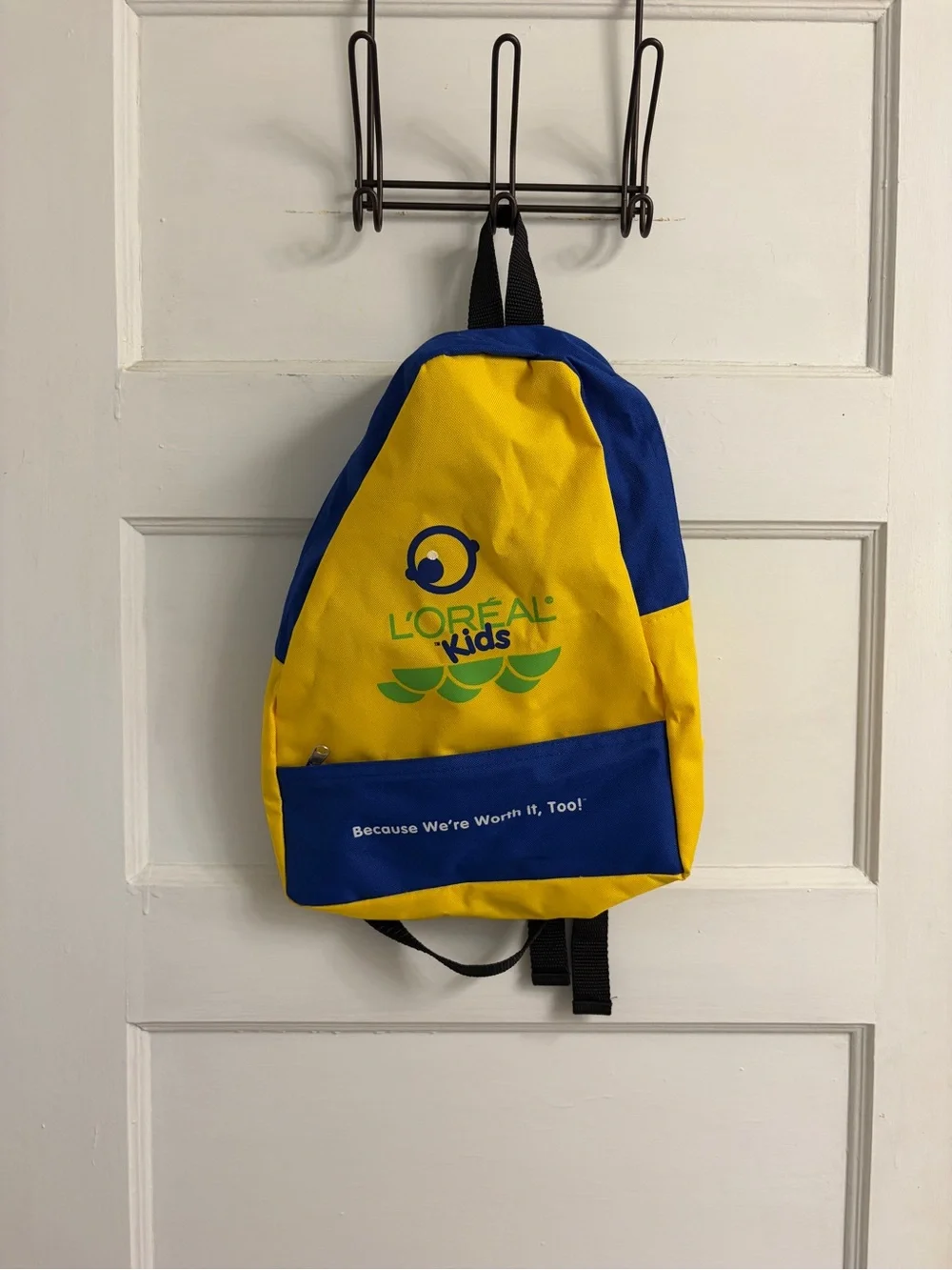 Vintage Yellow & Blue Backpack